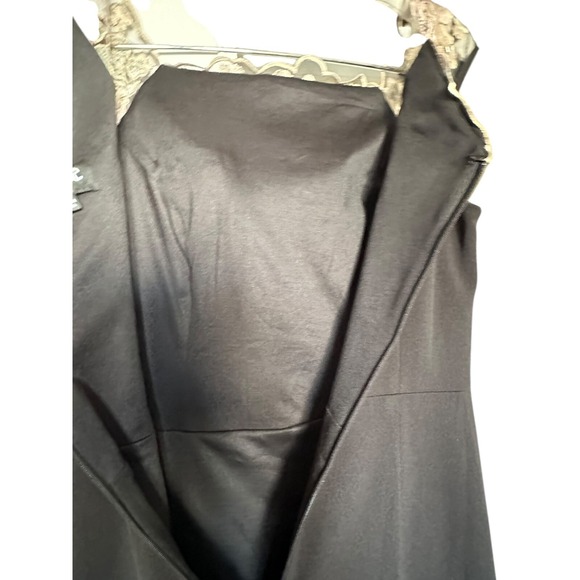 Decode 1.8 Maxi Dress 12 Black Floral Embroidered Lined Cocktail Mother Of Bride - Picture 12 of 16